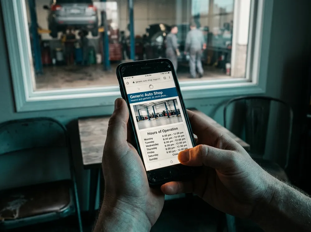 You're open. Your website disagrees, and it's the one they're reading.